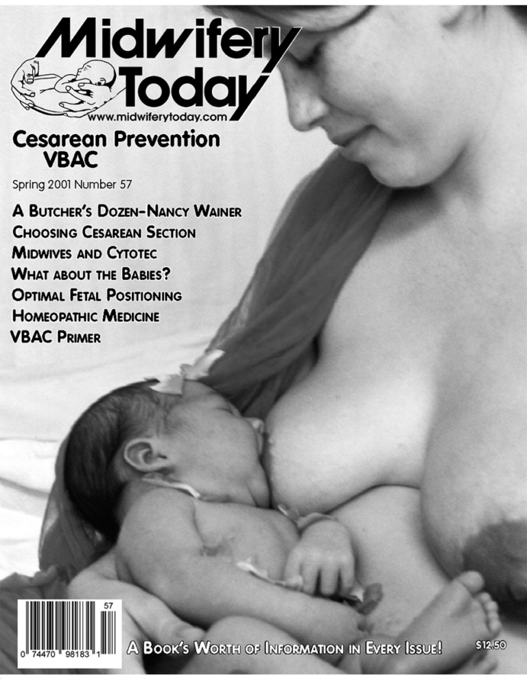 Midwifery Today Issue 57