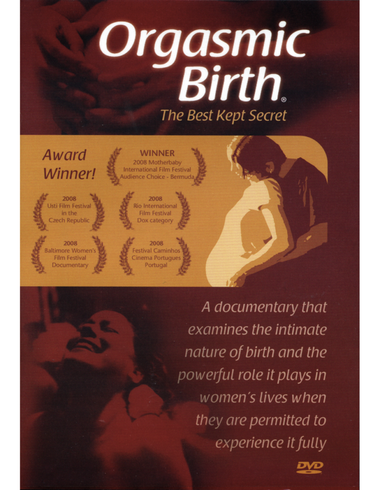 Orgasmic Birth DVD