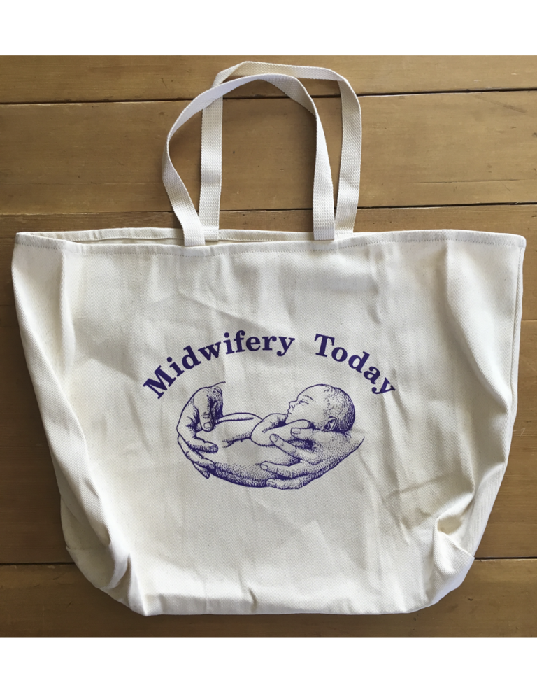 Natural Midwifery Today Logo Tote Bag