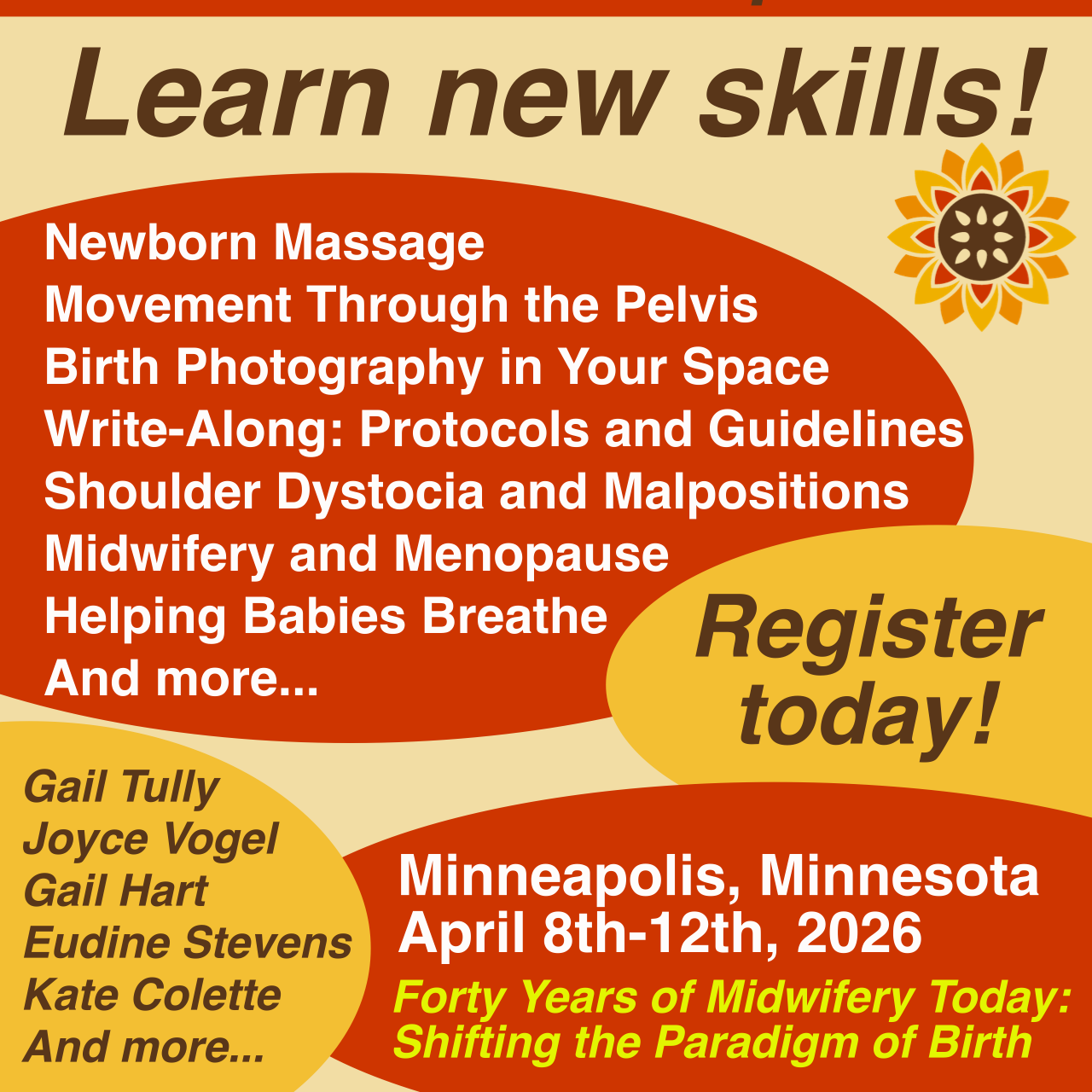 Attend a Midwifery Today conference Attend a Midwifery Today conference